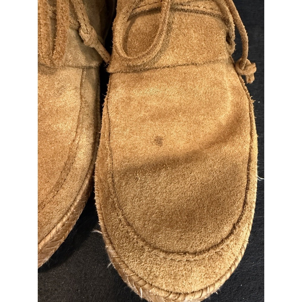 UGG Women's Reid Suede Leather Moccasin Booties, Size 7.5 - Picture 9 of 11